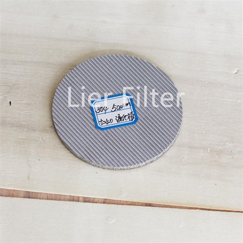 1.7mm Thick Multilayer Sintered Metal Mesh Filter 2um Pore