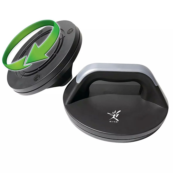 ABS EVA Non Slip Push Up Bar , Rotating Push Up Handle CE Certificate