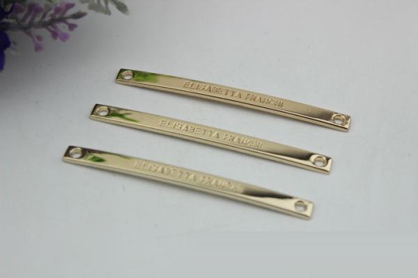 Leather bag making accessories light gold 70 mm metal corner protector with high quality