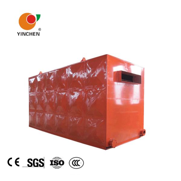 Black Biomass Fired Thermal Oil Heater 350C Max Working Temperature