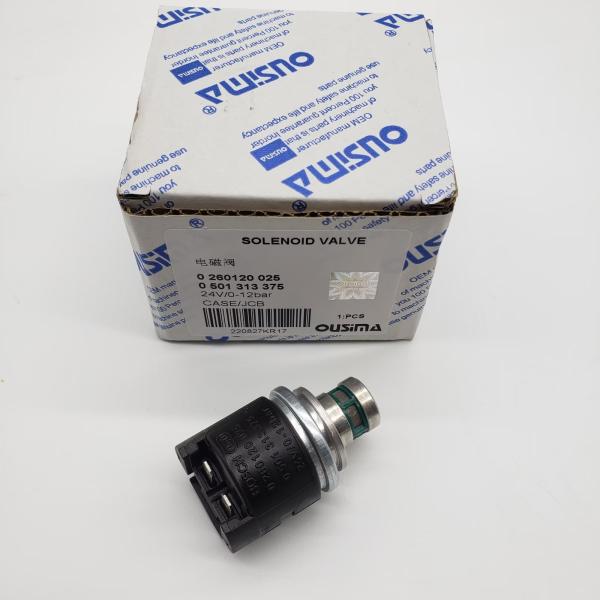 24V 0-12 Bar Solenoid Valve 0260120 025  0501 313 375 For JCB 