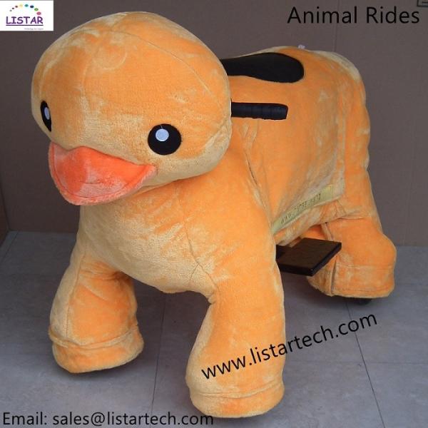 Animales Electricos Montables Stuffed Ride Electric Animal Car 4 Wheels Animal Bikes-Duck