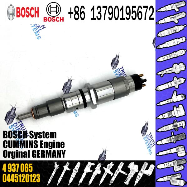 Fuel Injection Common Rail Fuel Injector 0445120123 for DCEC Dongfeng Cummins 0 445 120 123 4937065