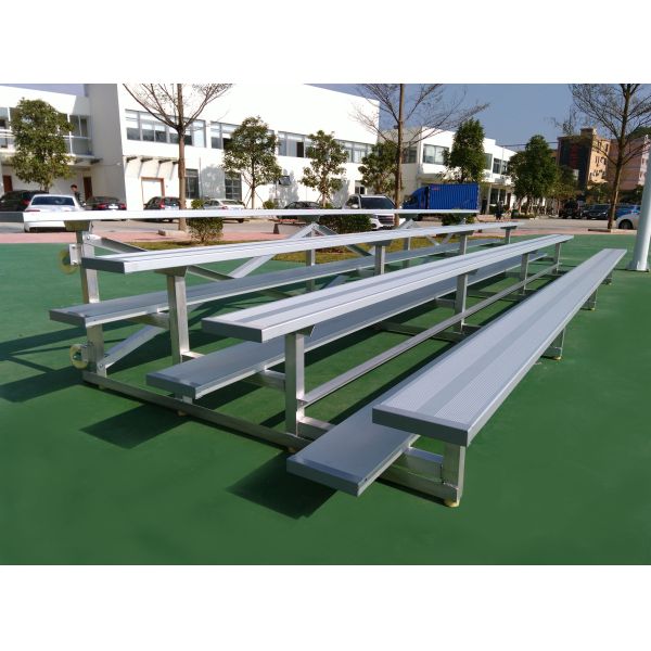 Foldable Portable Aluminum Bleachers for Stadium Seating Easy to Install and Disassemble