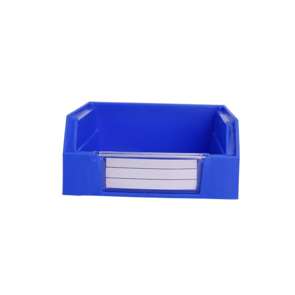 Customized Color Open Hopper Front Bins for Plastic Stackable Warehouse Storage Box