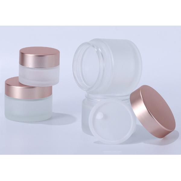 30g Glass Ointment Bottle With Aluminum Cap for Hand Cream Mask 50g Cosmetic Cream Versatile for Chemical Use