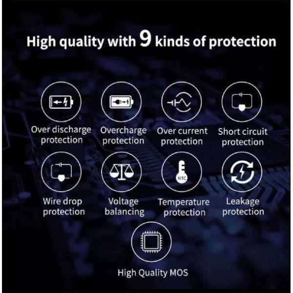 Removable Electric Motorcycle Battery Pack 60V 30Ah 800 Times 18650 Cells