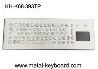 Waterproof Panel Mounted SS Keyboard 5VDC FCC With Touchpad