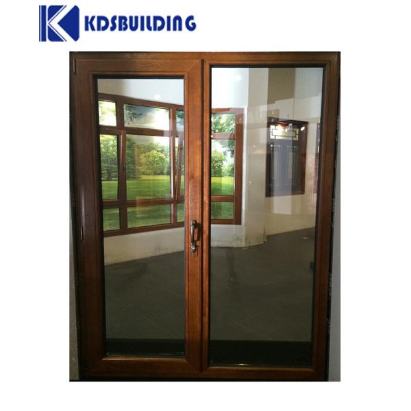 KDSBuilding Best Price Commercial Store Front Casement Glass Wooden Door Design Pictures