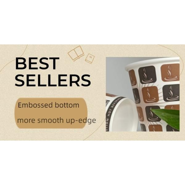 8 Oz 300g Single Wall Creative Disposable Paper Cup Customized for Your Customers