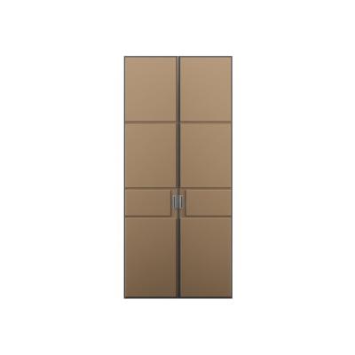 ENF Certified Laminate Wardrobe Doors Closet Hinged Doors Shaker Style Customization