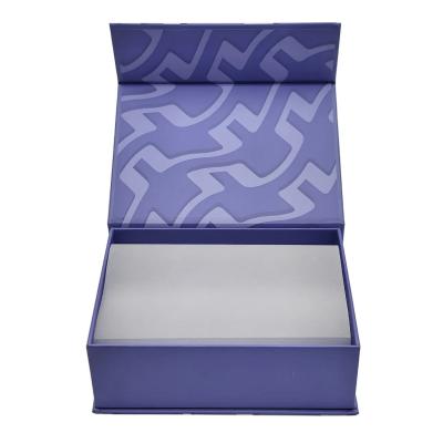 Emballage en carton Boîte magnétique personnalisée avec boîte en papier tissé pour expédition