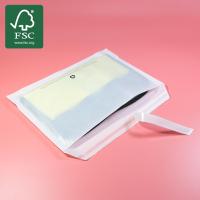 Custom Biodegradable Glassine Bags Garment Paper Packaging Bags For T-Shirt Clothes