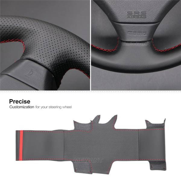 PU Leather Steering Wheel Cover for Honda Integra Type R DC2 1998-2000 Civic EK9 1997-2002