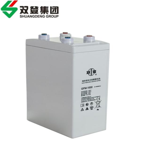 GFM-1000 Lead Acid Battery 2V1000Ah for Power Security System Width 181mm Length 370mm