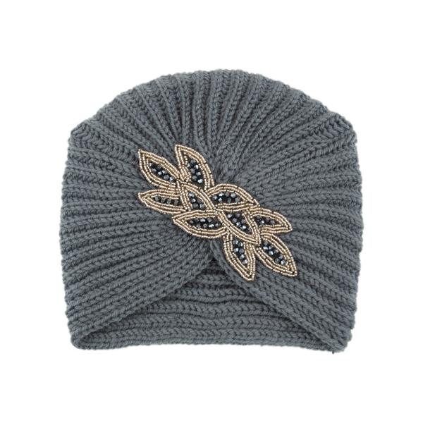 Crystal accessories Knit hat Heavy beaded hat warm woolen hat