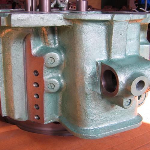 MAK 6M25 Marine Cylinder Heads , Main Engine Cylinder Head With Valve Seat / Guide