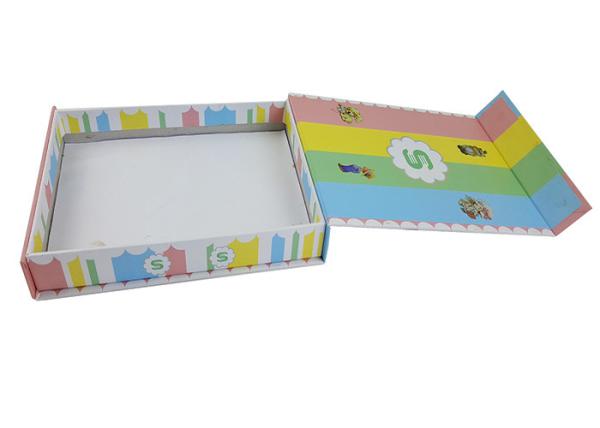 Book Shape Cardboard Corrugated Material CMYK Colors OEM Design Food Packing Box with Magnet Closure