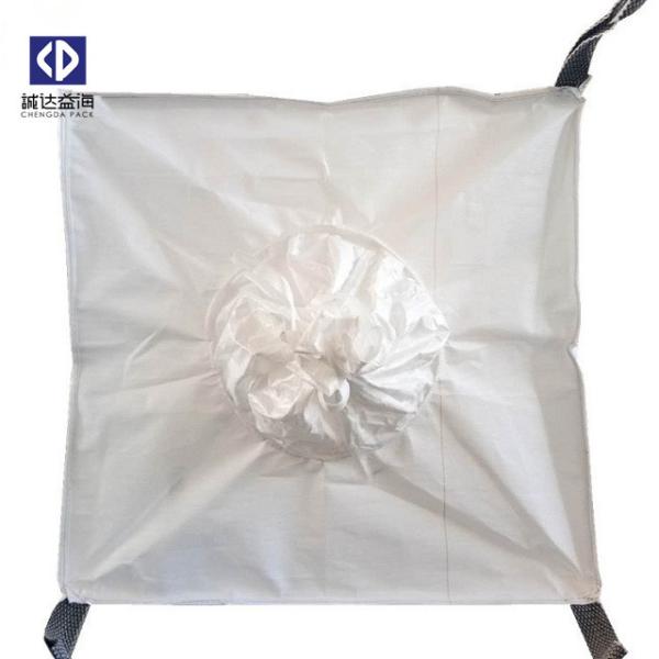 Flat Bottom Woven Polypropylene Bags Cement Fibc Jumbo Bags With 1000KG