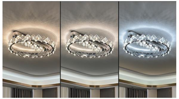 Luxury Crystal Pendant Lamps Home Decoration Bedroom Dining Living Room Round Ceiling Light(WH-CA-105)
