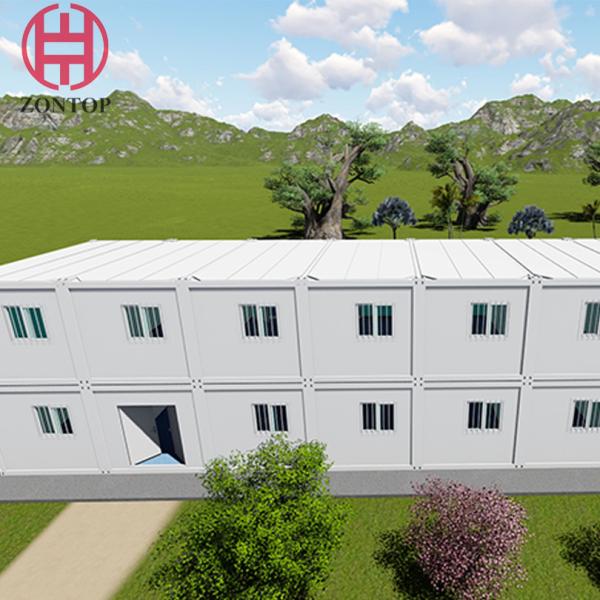 Zontop Modular Prefabricated Homes Prefab Light Steel Structure Frame Import Container House