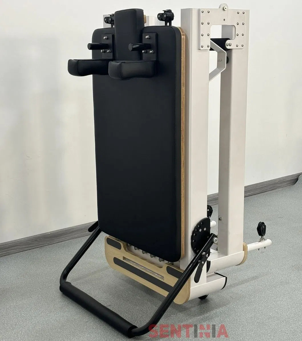 Collapsible Aluminum Pilates Reformer With Tower Half Cadillac Equipment