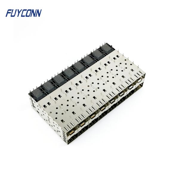 320pin Female SFP Connector 2x8 Ports Press-Fit Stackable