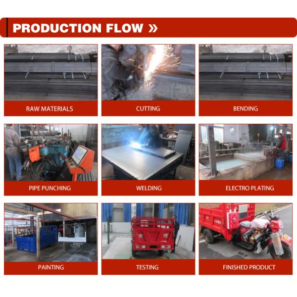 Раскройте тип загрузку мотоцикла 1000kg груза колеса 300CC 3