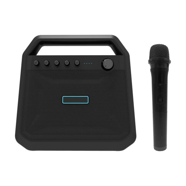 K10A Karaoke Portable Bluetooth Speakers  Active Type 8000mah Battery Black