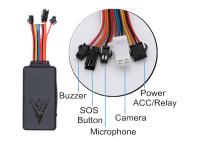 Botão automotivo da câmera SOS do apoio do perseguidor do micro monitor 4G LTE GPS da voz