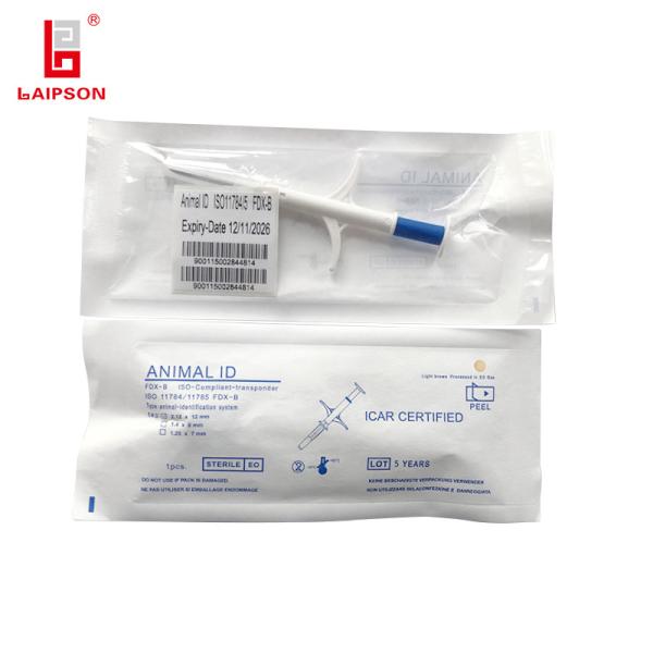 FDX-B RFID Injection Animal Microchip With Needle Implant Syringe Tag For Pet Dog Cat