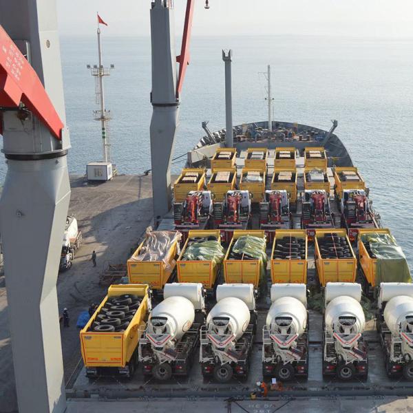 2020 Fabricação de caminhão de mistura de concreto usado LHD com cilindrada de motor de 9,726L
