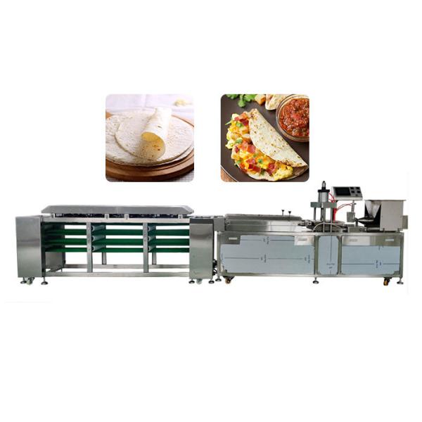 Automatic Tortilla Bread Production Line Gas Heating With Stainless Steel