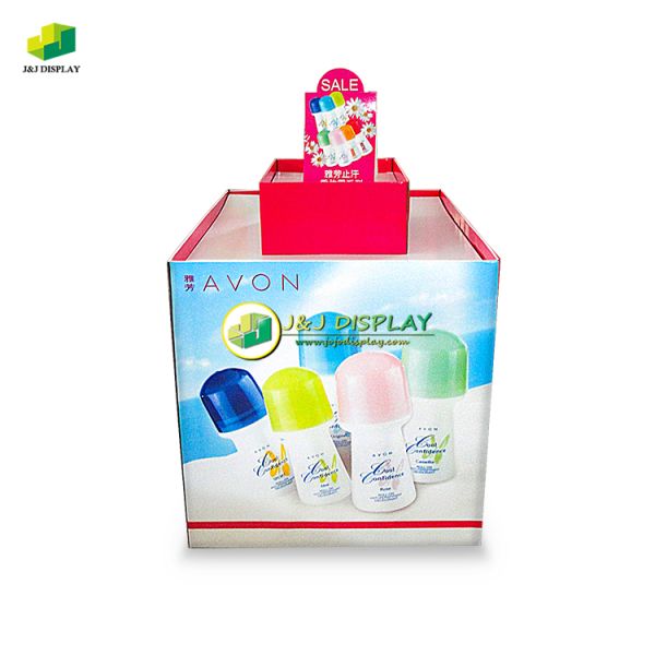 Customized Cardboard Box Display Stands Collapsible Weather Resistant