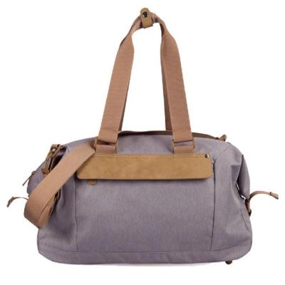O saco de Duffel impermeável da cor cinzenta/saco de pouco peso do curso personalizou o logotipo