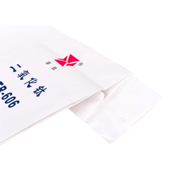 Single / Double Stitch Valve Sealed Bags With Ziplock Heat Cut / Hemmed Top