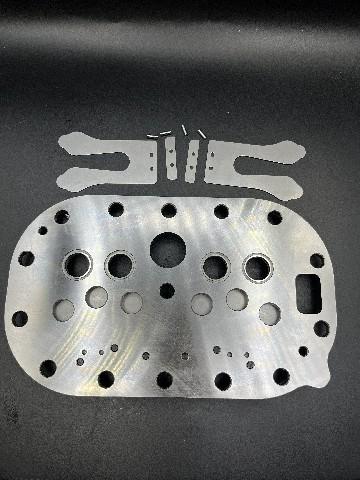 Plaque de soupape de compresseur ronde standard ANSI avec connexion filetée