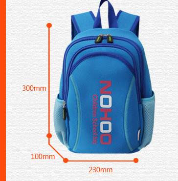 Comfortable Preschool Book Bags With Three Zipper Pocket Various Colors