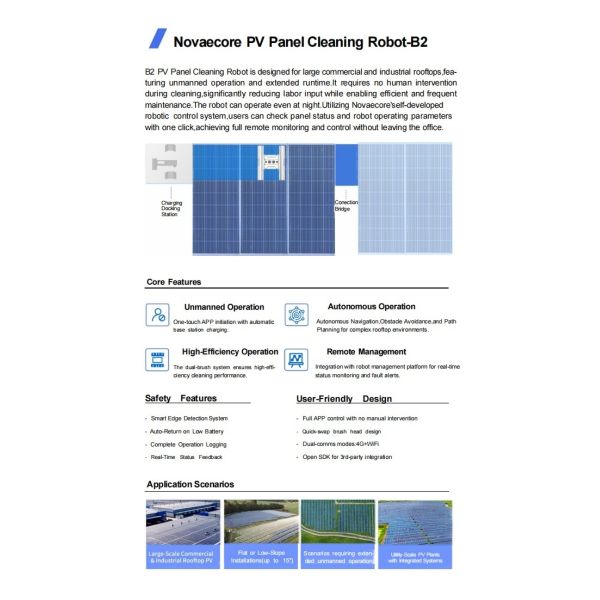 PV Panel Cleaning Robot B1