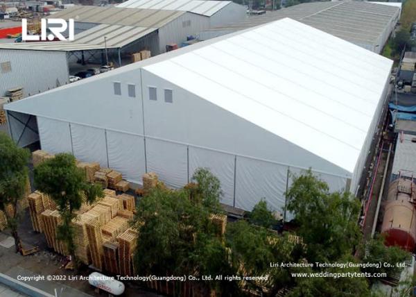 Heavy Duty Aluminum Frame Warehouse Tent Storage Construction 100KM/H Wind Loading