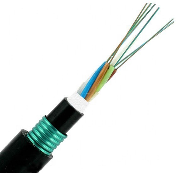 Stranded Loose Tube Outdoor Fiber Cable GYFTY53 Water Blocking Armored Fiber Cable