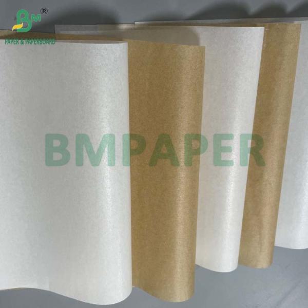 30GSM 35GSM Papel de horneado recubierto de silicona a prueba de grasa sin blanquear