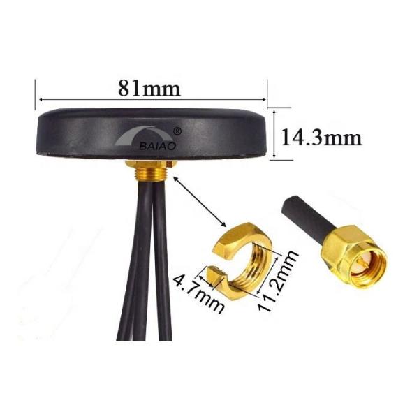 5 impermeáveis exteriores em 1 montagem combinado do parafuso de Puck Hockey MIMO 5g WiFi 2.4GHZ GPS