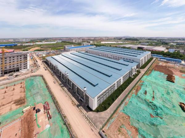 Prefabricated H Section Steel Frame Structural Warehouse with Overhead Crane