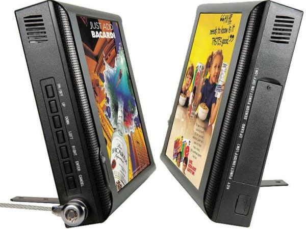 Wide Screen Wall Mount LCD Display Digital Signage LG  Panel