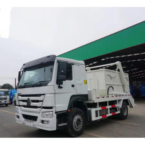 SINOTRUK HOWO 4x2 Heavy Duty Truck Swing Arm Type Refuse Collection Truck, 6 Wheels