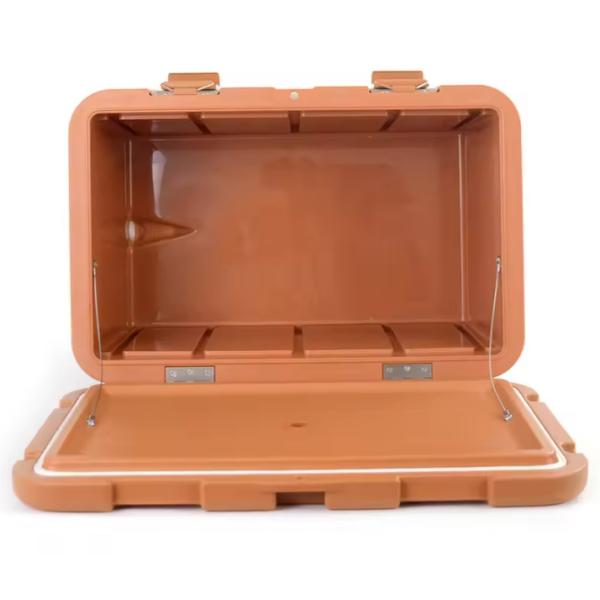 50L Plastic Ice Cooler Box With Wheels Waterproof and Thermal Insulated Hard Cooler for Outdoor Activities