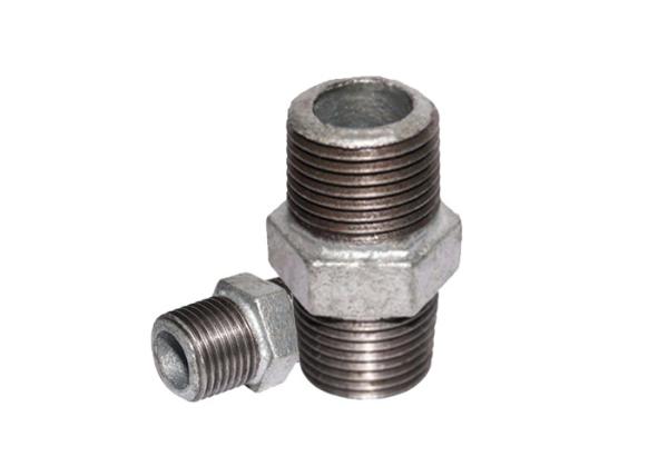 Npt 1 2 Inch Threaded Nipple , Hexagon Galvanized Pipe Nipple No Sand Hole
