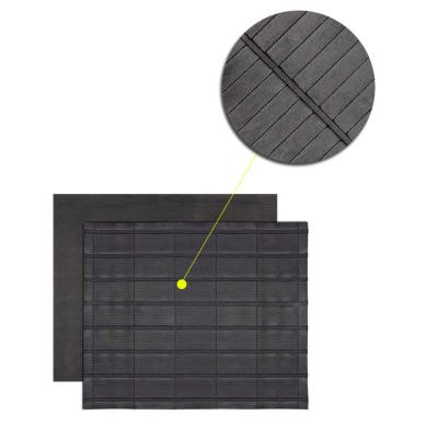 Ribbed Surface Horse Trailer Mats Ramp Safety Wear Resistant With Bars