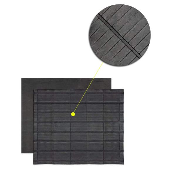 Ribbed Surface Horse Trailer Mats Ramp Safety Wear Resistant With Bars
